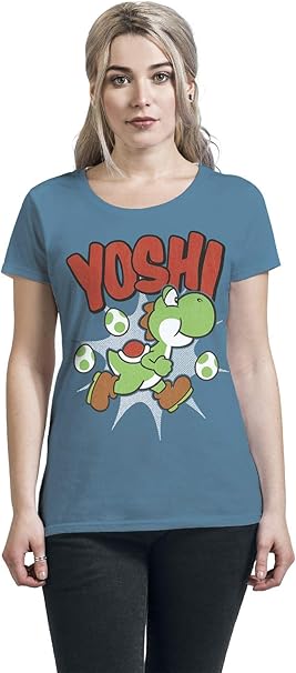 最終値下げ 【スーパーマリオ】【レディース】ヨッシーTシャツ ロングパンツセット スーパーマリオ ユニセックス ワンポイントT&ヨッシー柄ロング